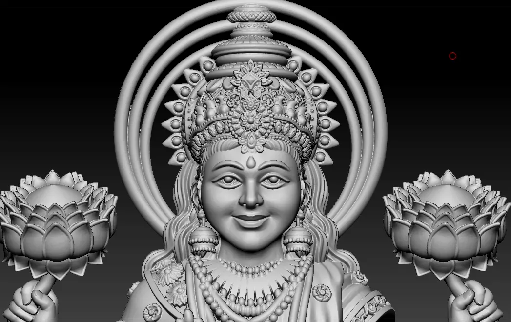 Laxmi Mata 3D print model 3D print model_11