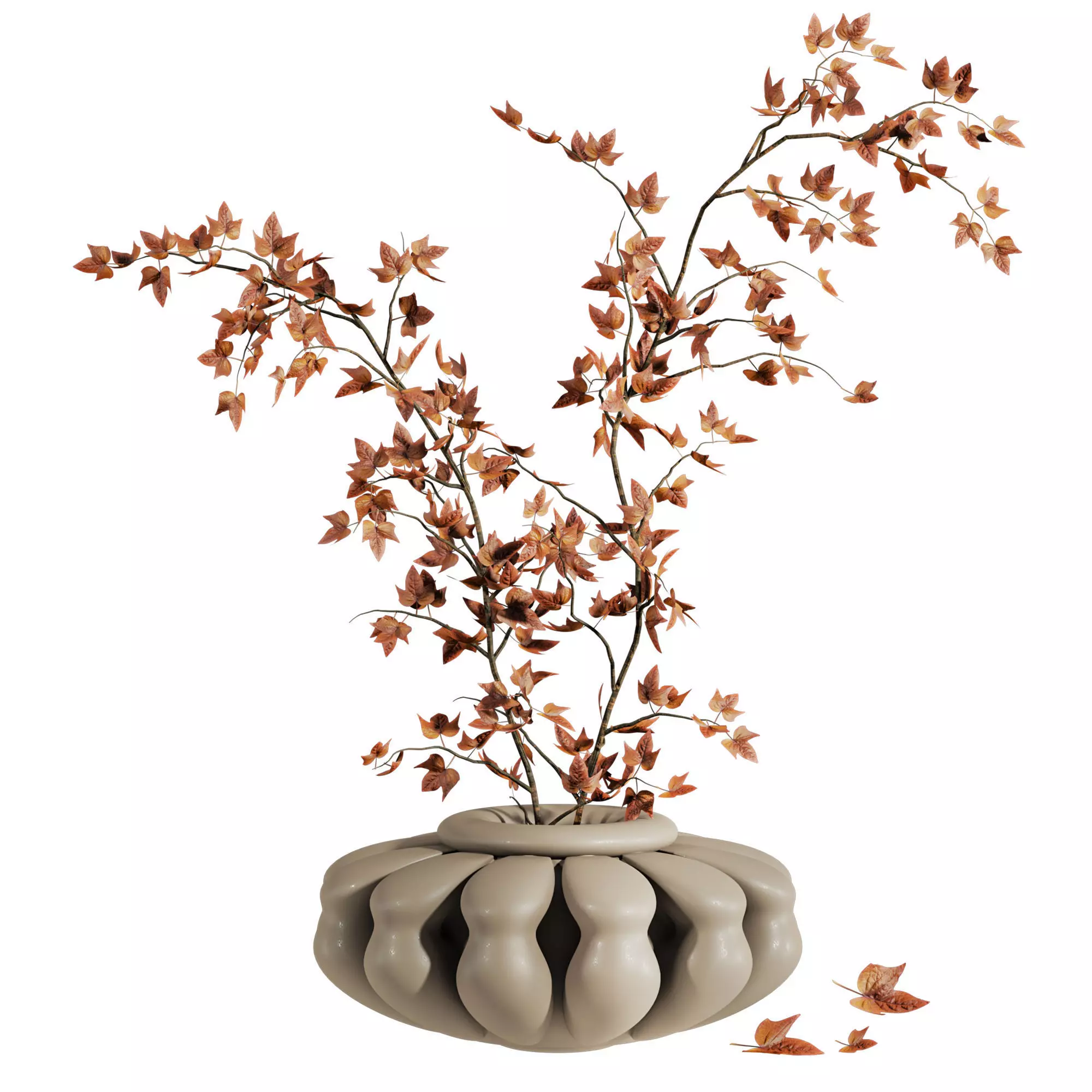 Autumn bouquet 3D model_0