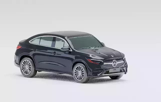 Mercedes-Benz GLC 200 Coupe High-Poly Exterior 3D model