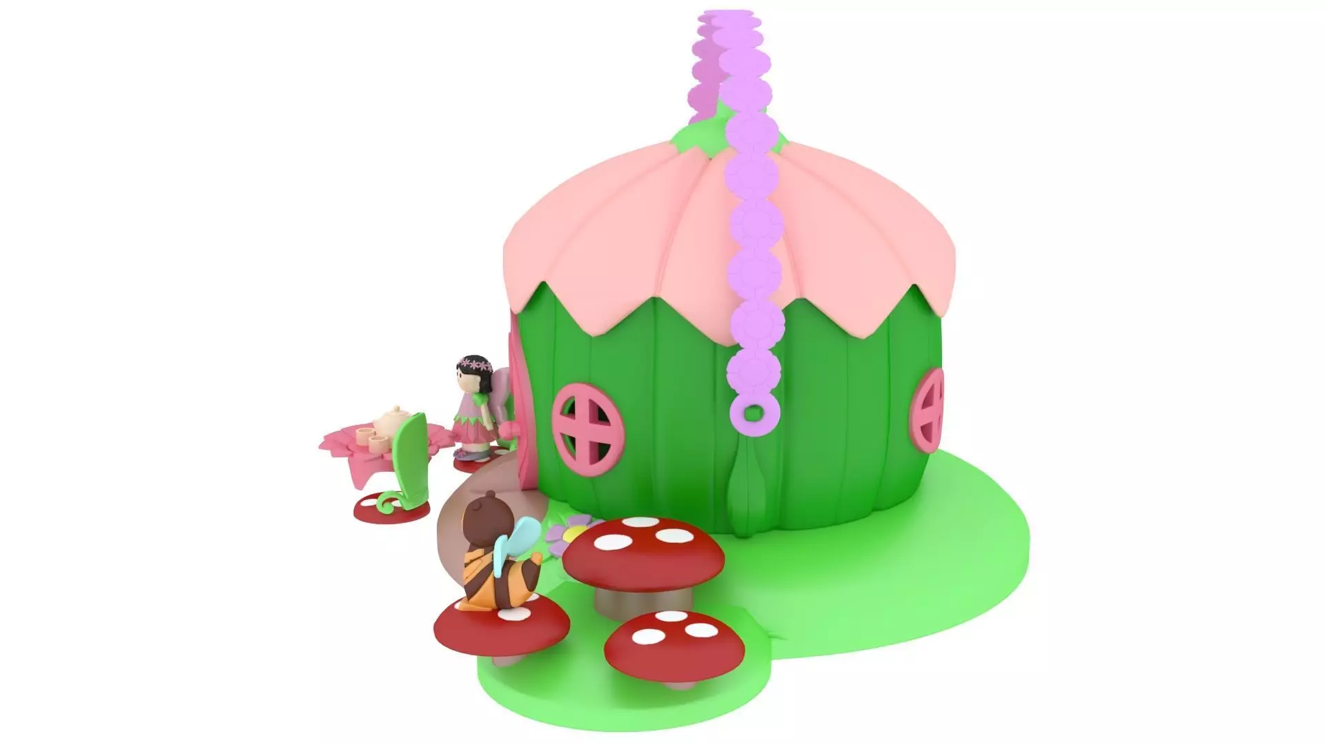 Little House 3D model_3