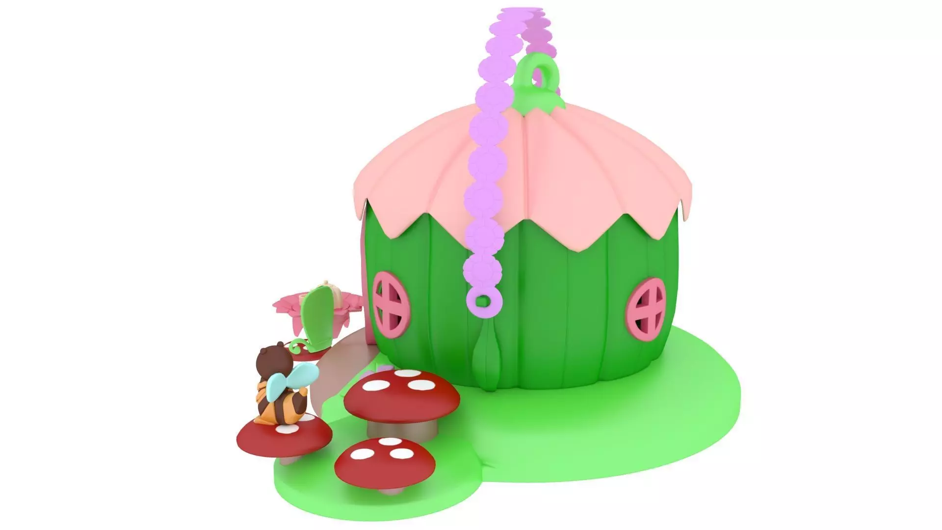 Little House 3D model_2