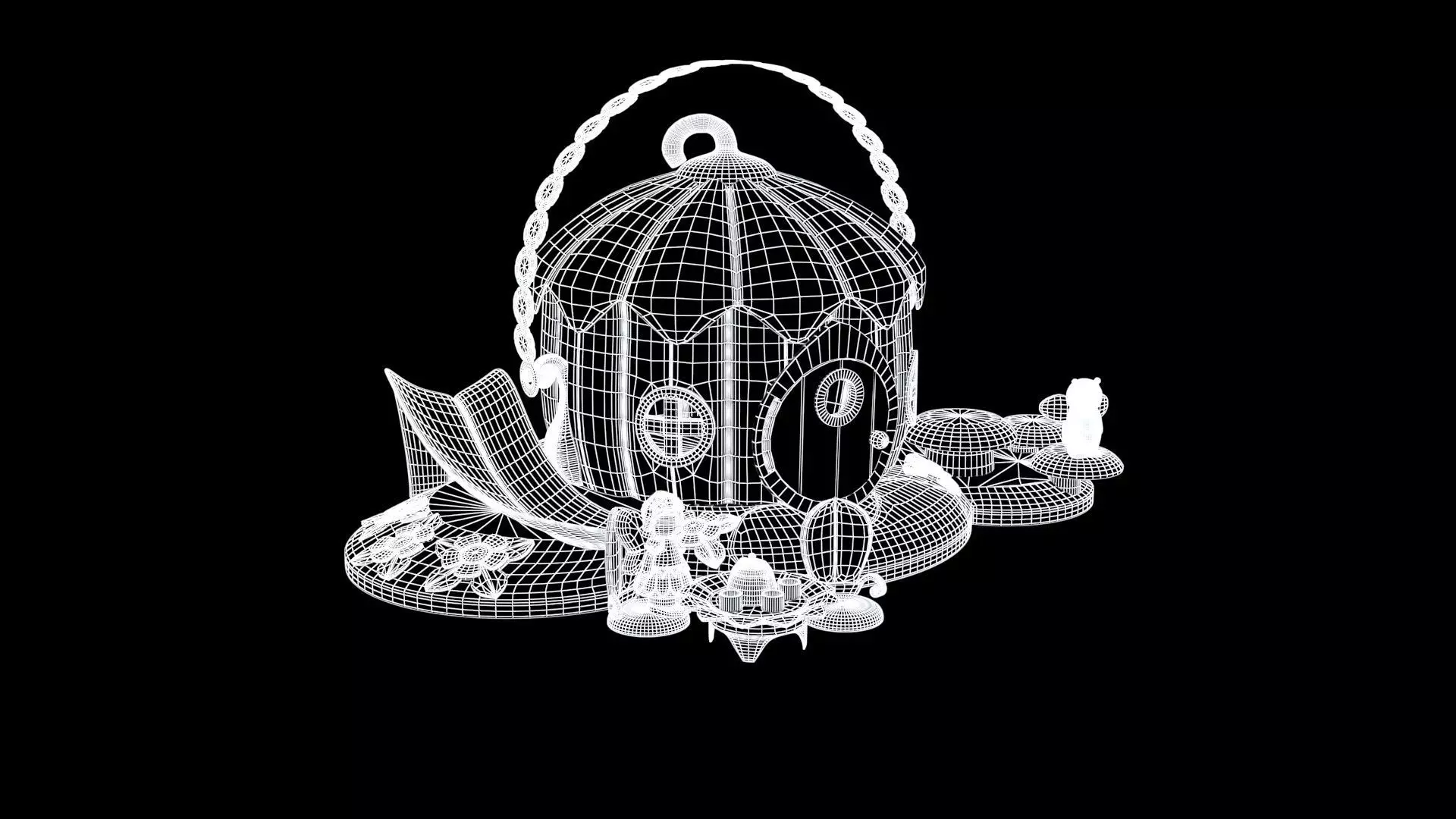 Little House 3D model_16