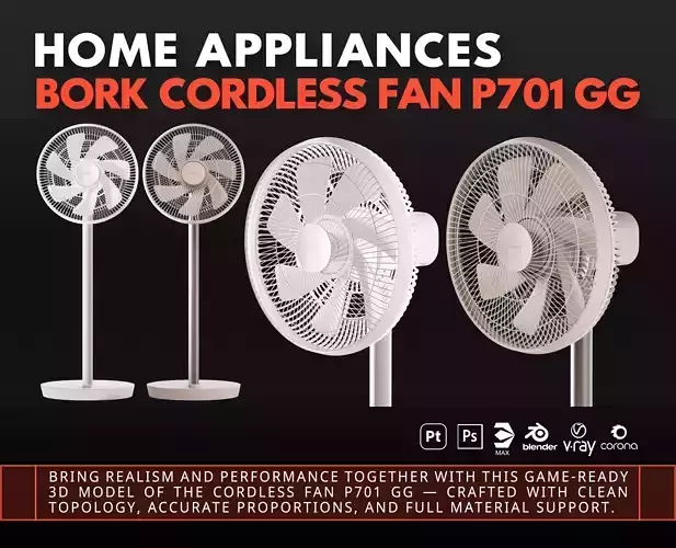 Bork Cordless Fan P701 gg