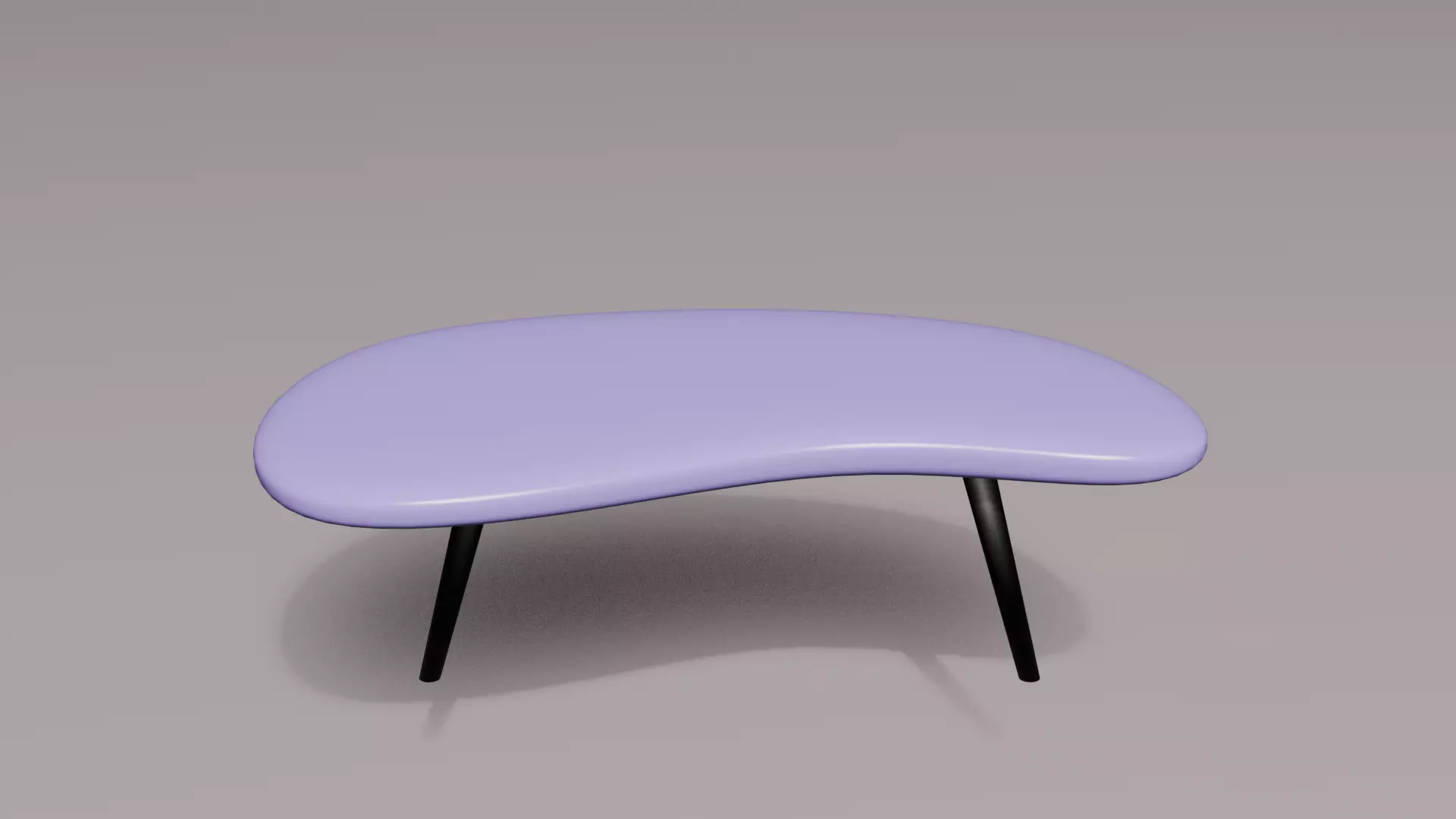 A simple 3D model of interior furniture in Blender Free low-poly 3D model_4