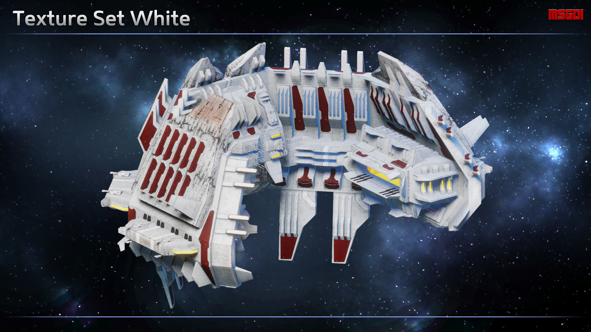 Progenitor Space Station Low-poly 3D model_10