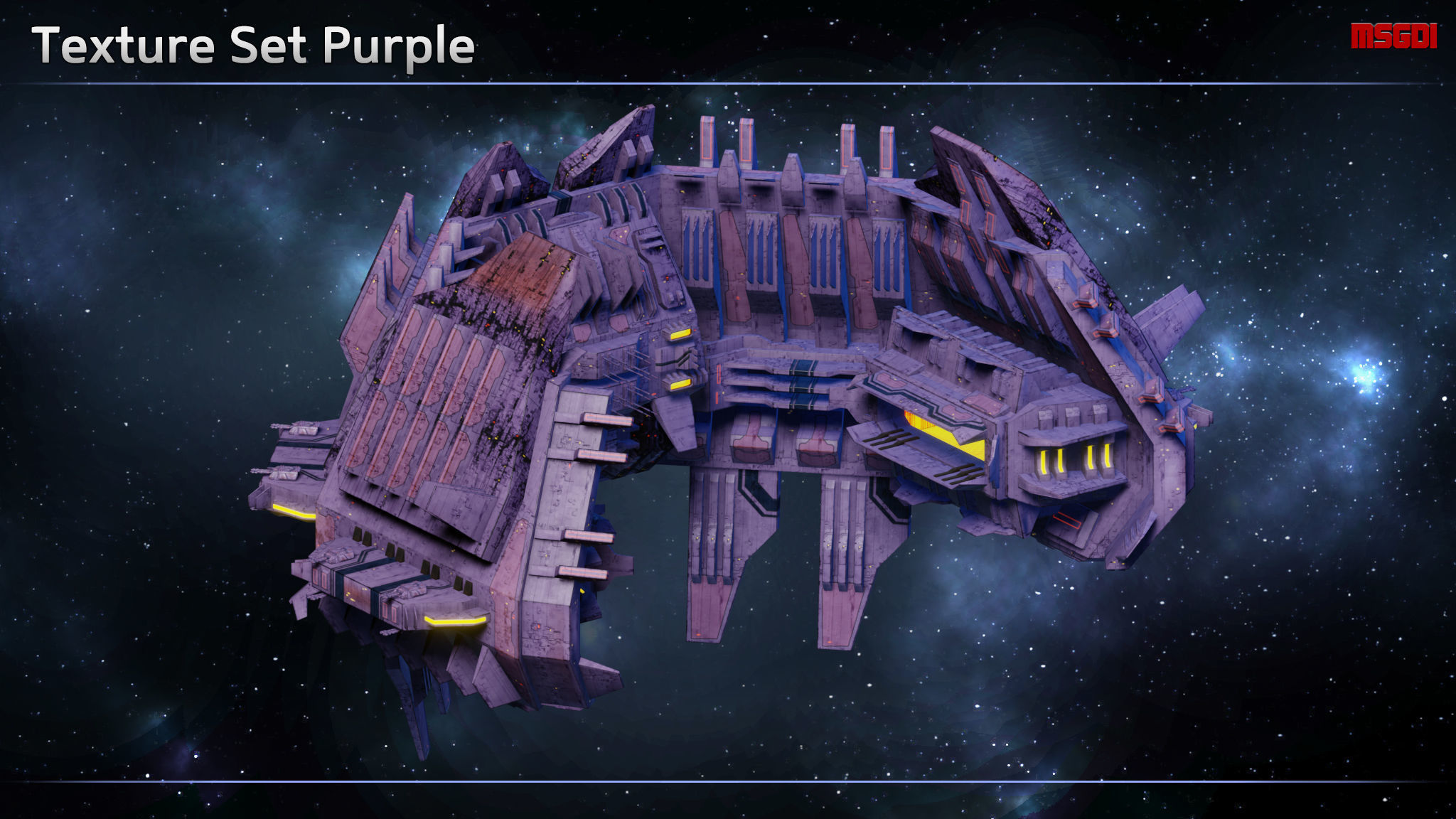 Progenitor Space Station Low-poly 3D model_8