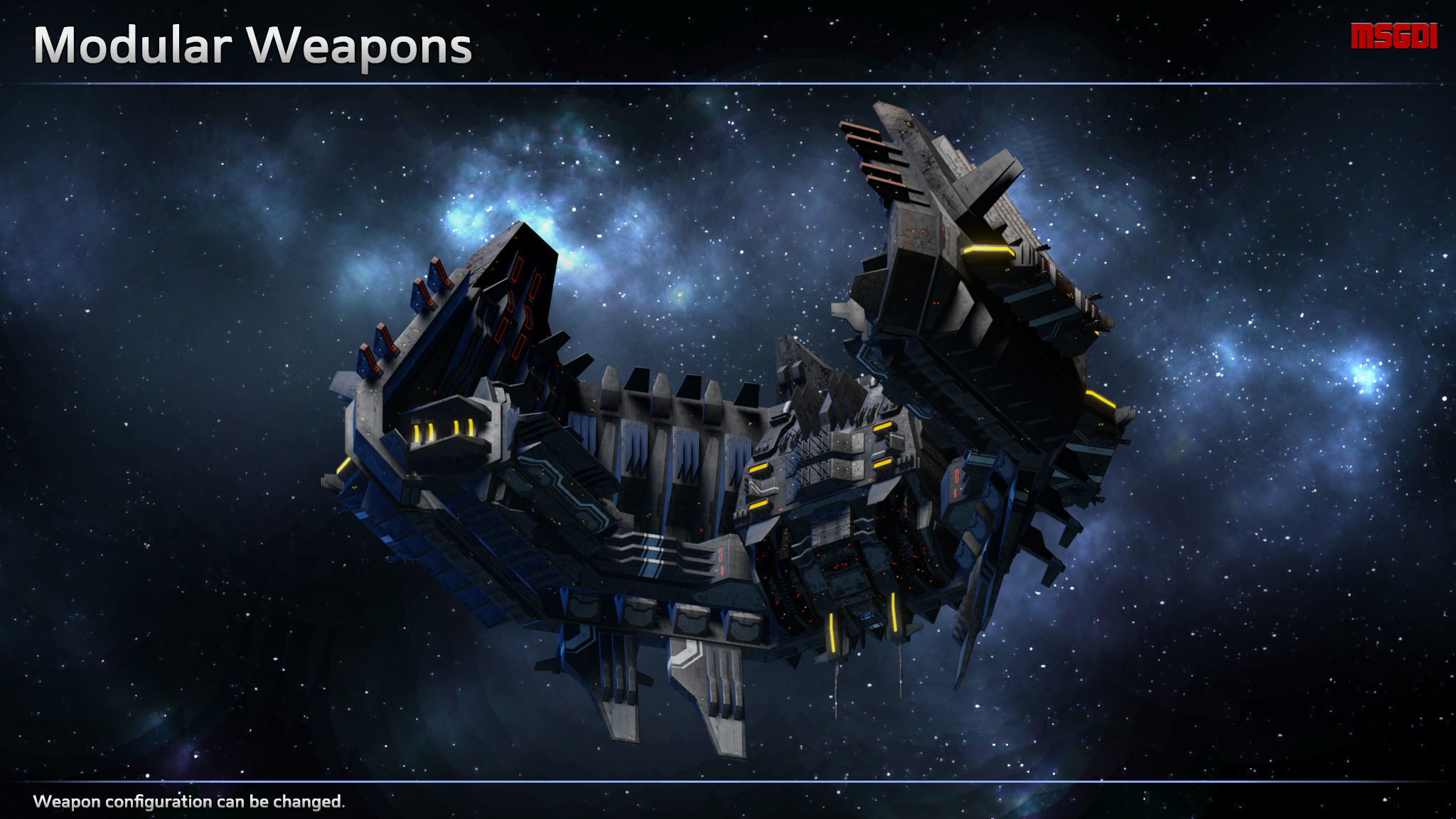 Progenitor Space Station Low-poly 3D model_4