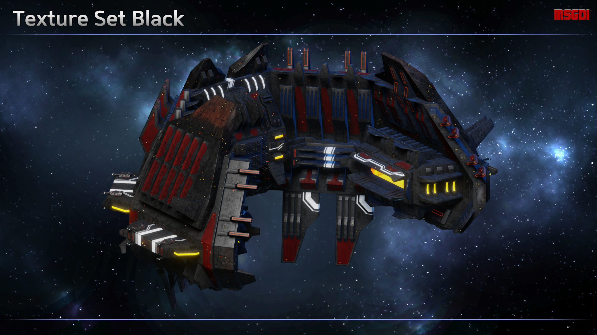 Progenitor Space Station Low-poly 3D model_5