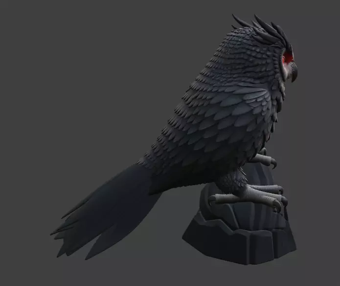 Halloween Owl 3D Model 3D print model_2