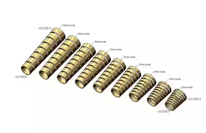 Set 2to10mm wide flat comfort fit wedding band US sizes 5to12