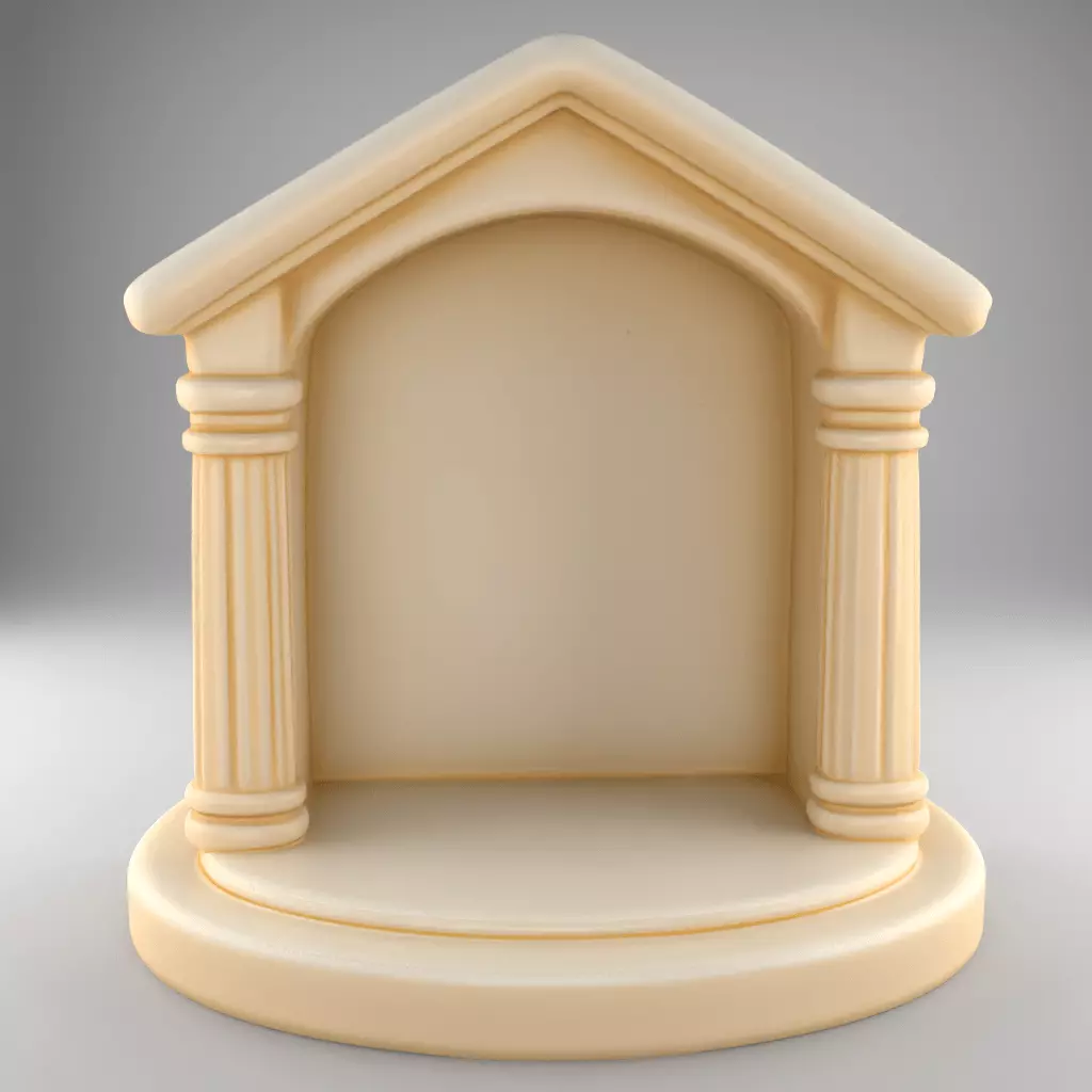 Classic Nativity Manger Stable STL 3D print model