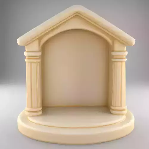 Classic Nativity Manger Stable STL