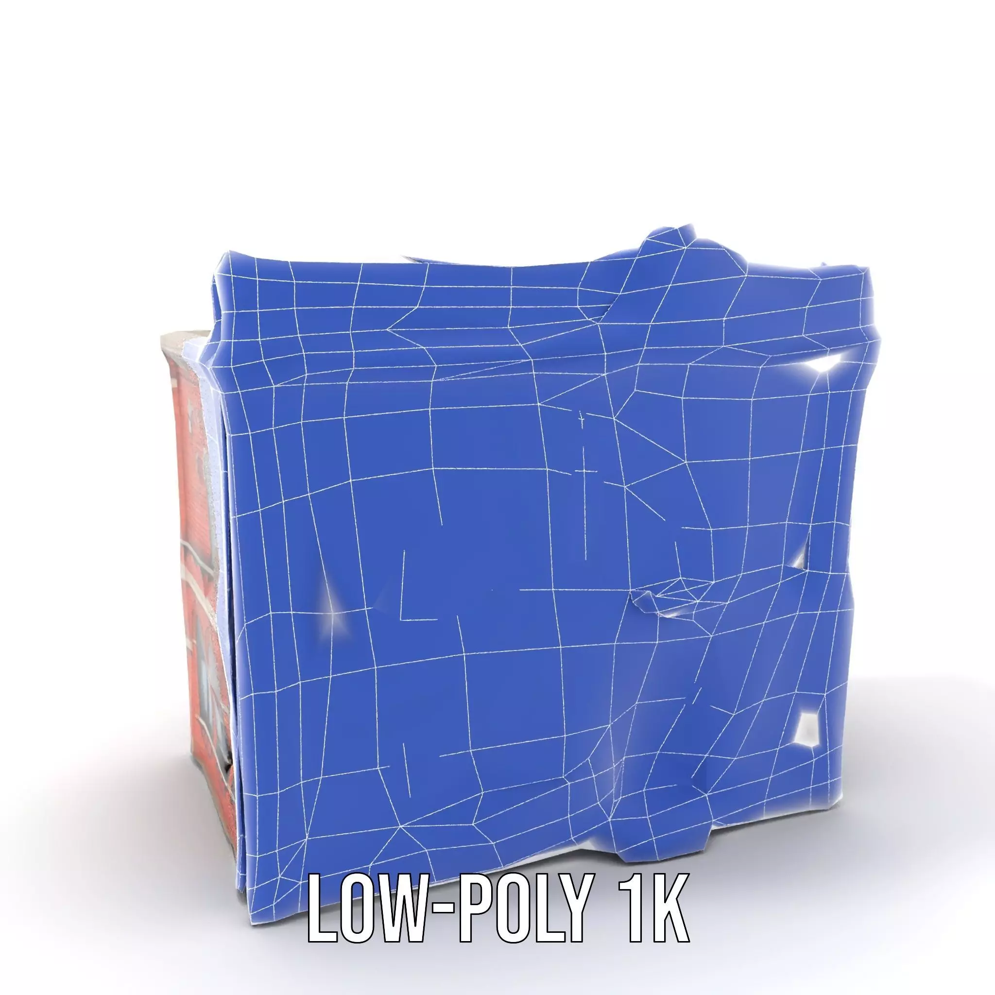 Victorian Brick Building model pack Low-poly 3D model_19