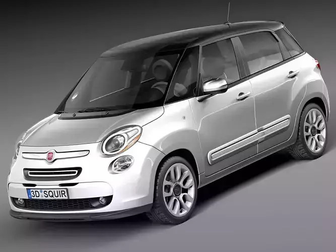 Fiat 500l US Version 2014 VRAY