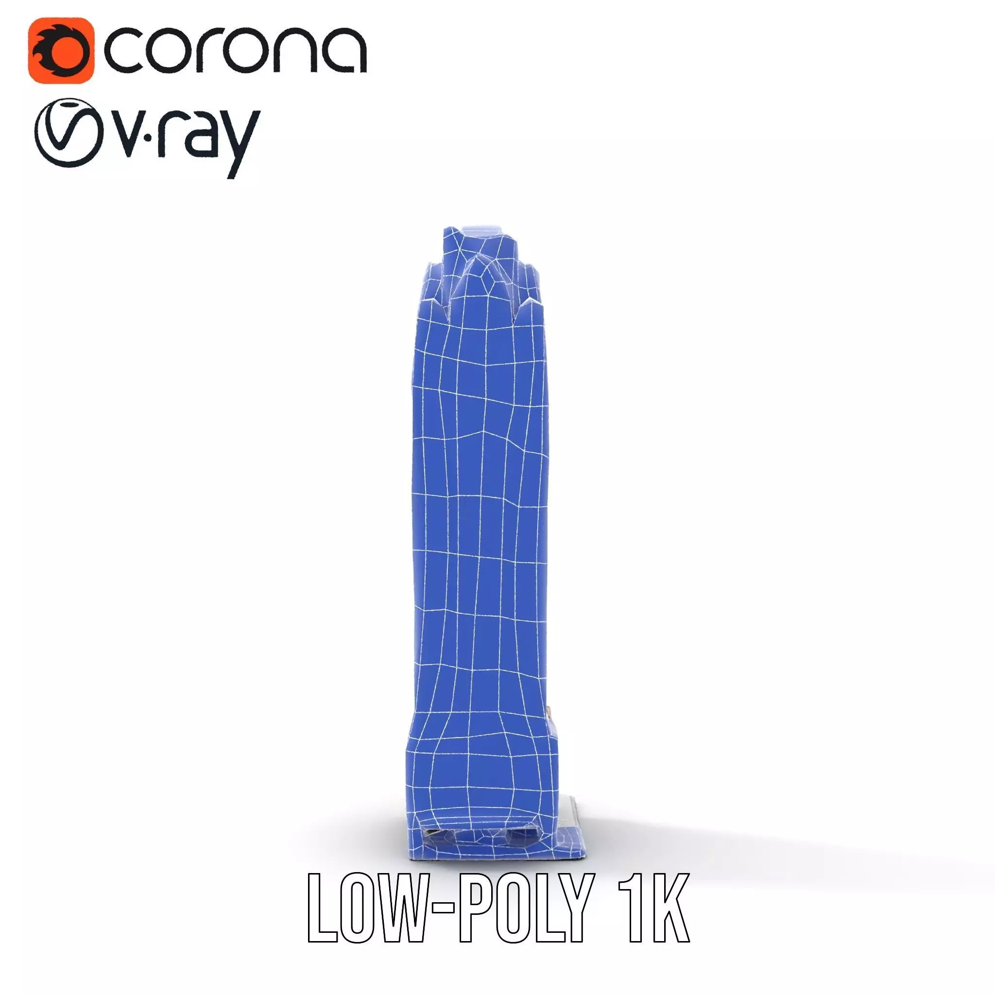 Art Deco Skyscraper model pack Low-poly 3D model_24