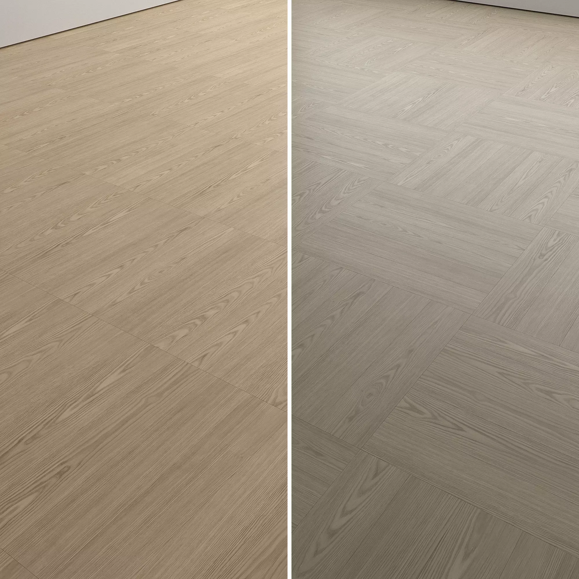 Ash Wood Flooring and Parquet Set 02 Texture_3