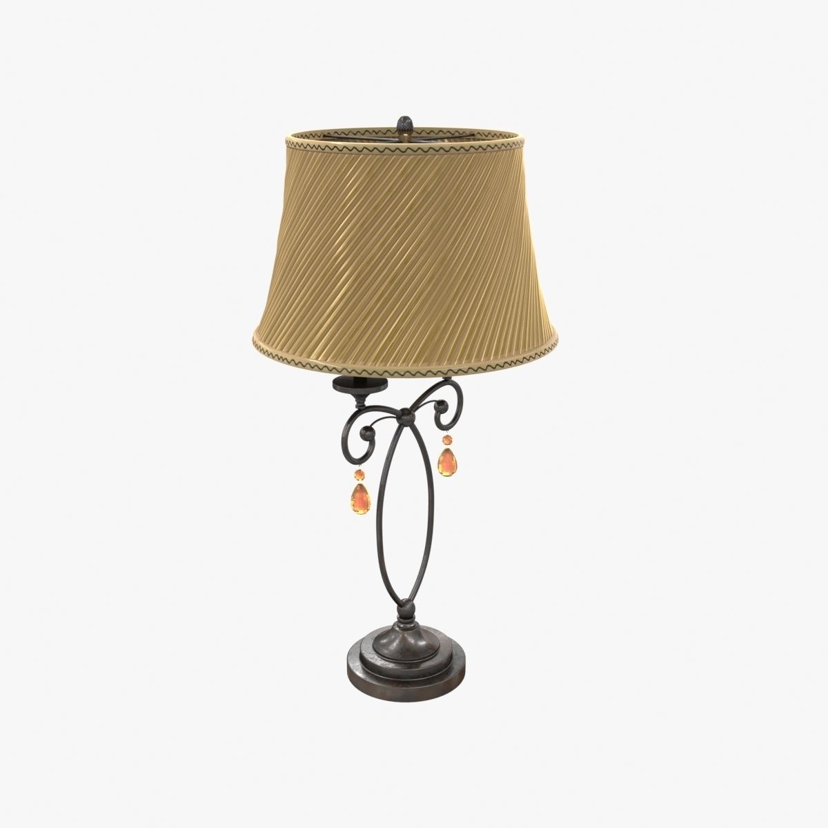 Table Lamp Rochelle 3D model_1