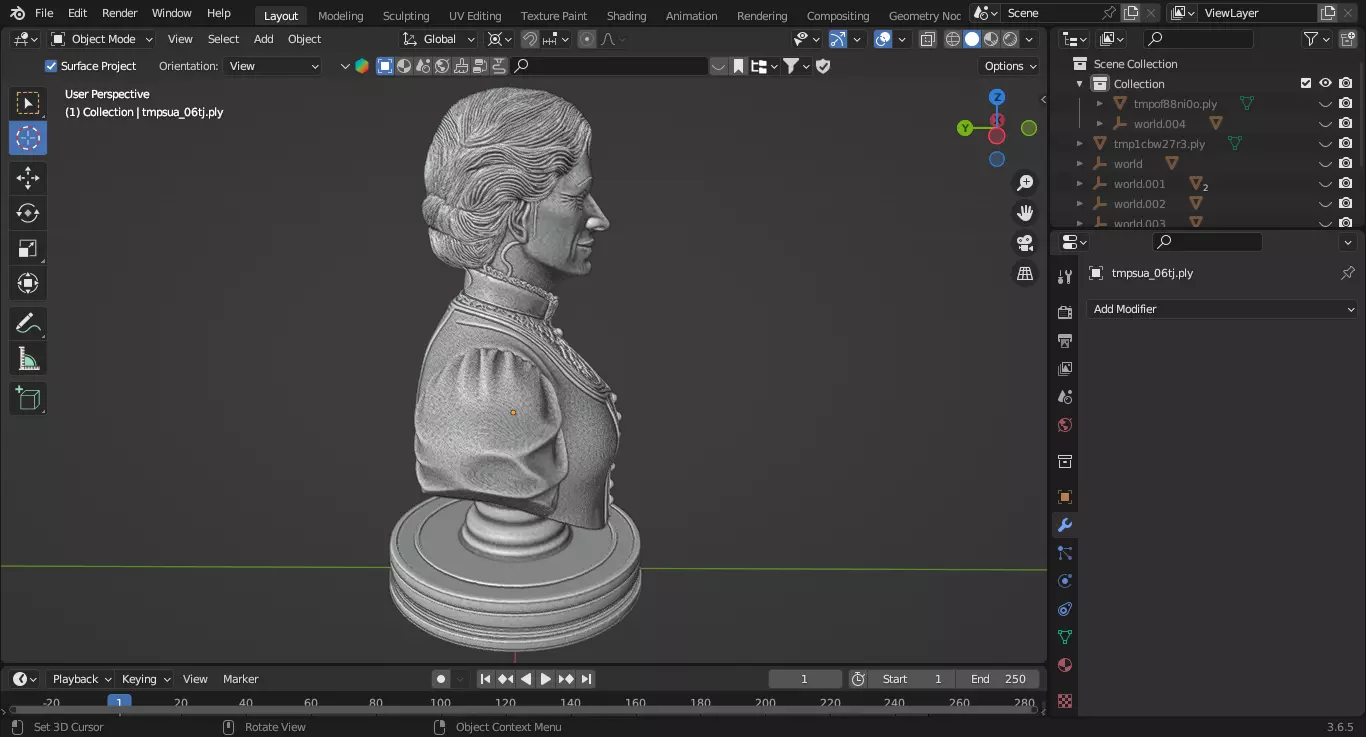 Old West American Frontier Lady Chess Piece 3D print model_5