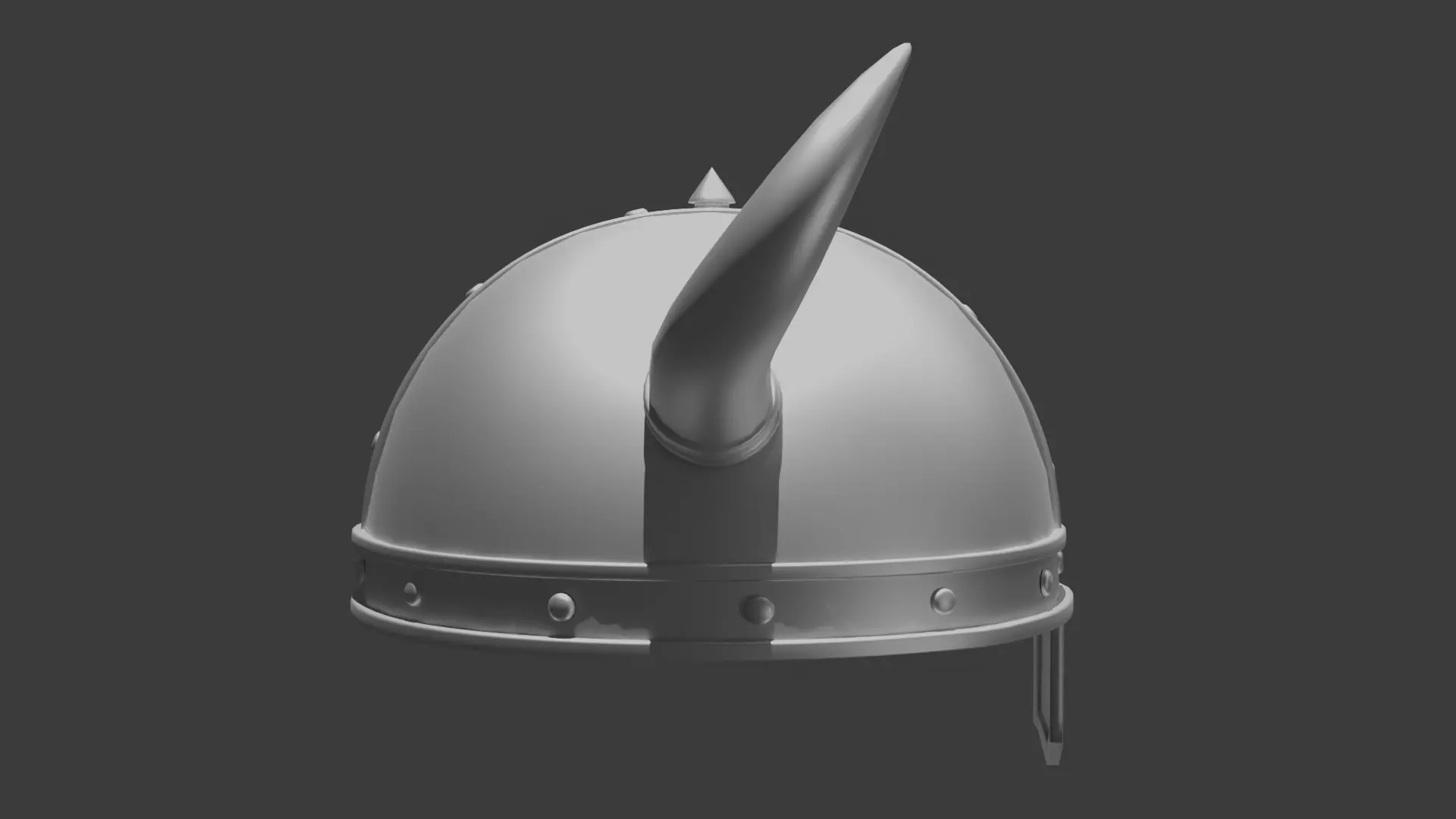 Viking Helmet - Low Poly Game Ready Low-poly 3D model_4