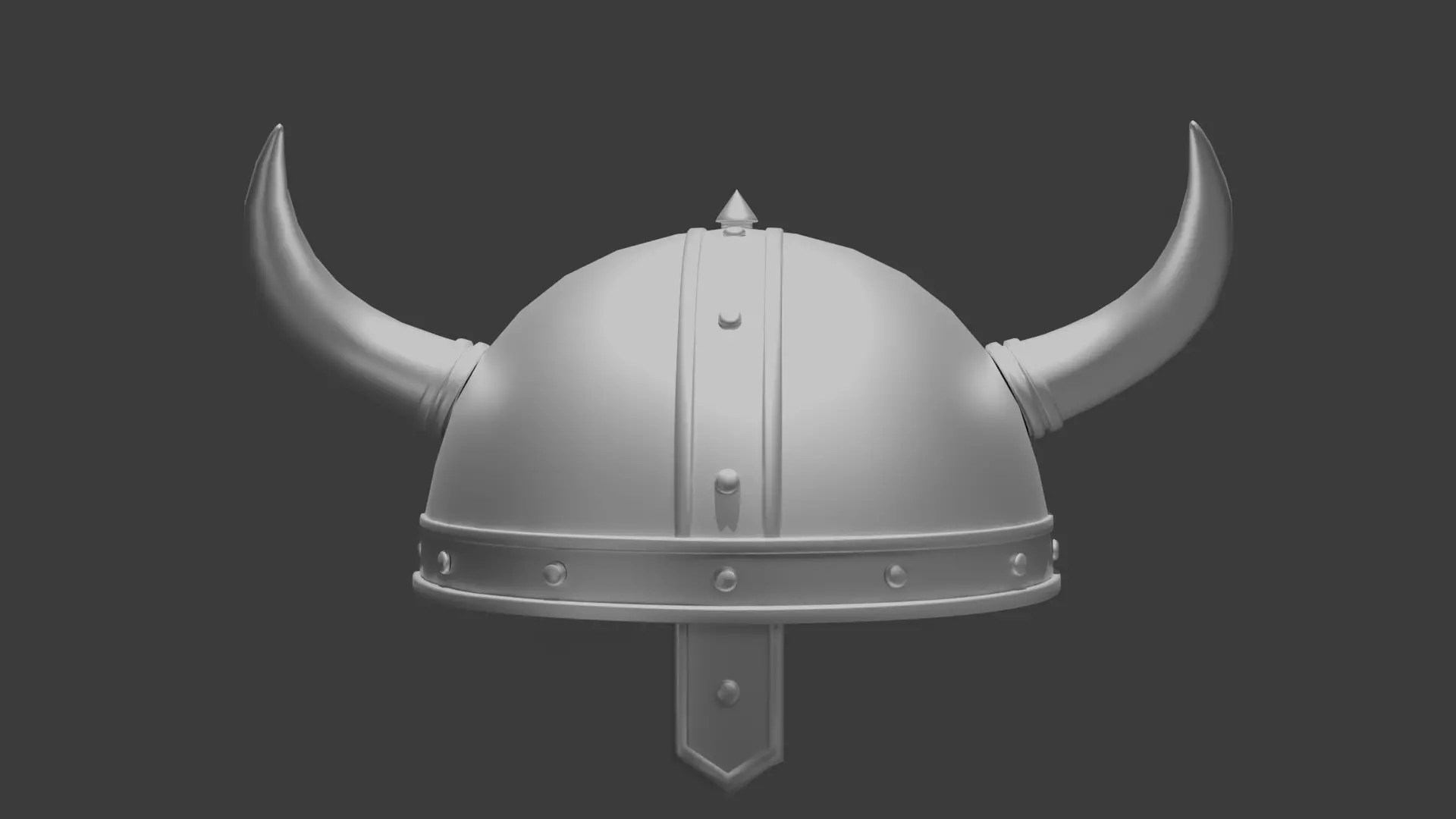 Viking Helmet - Low Poly Game Ready Low-poly 3D model_3