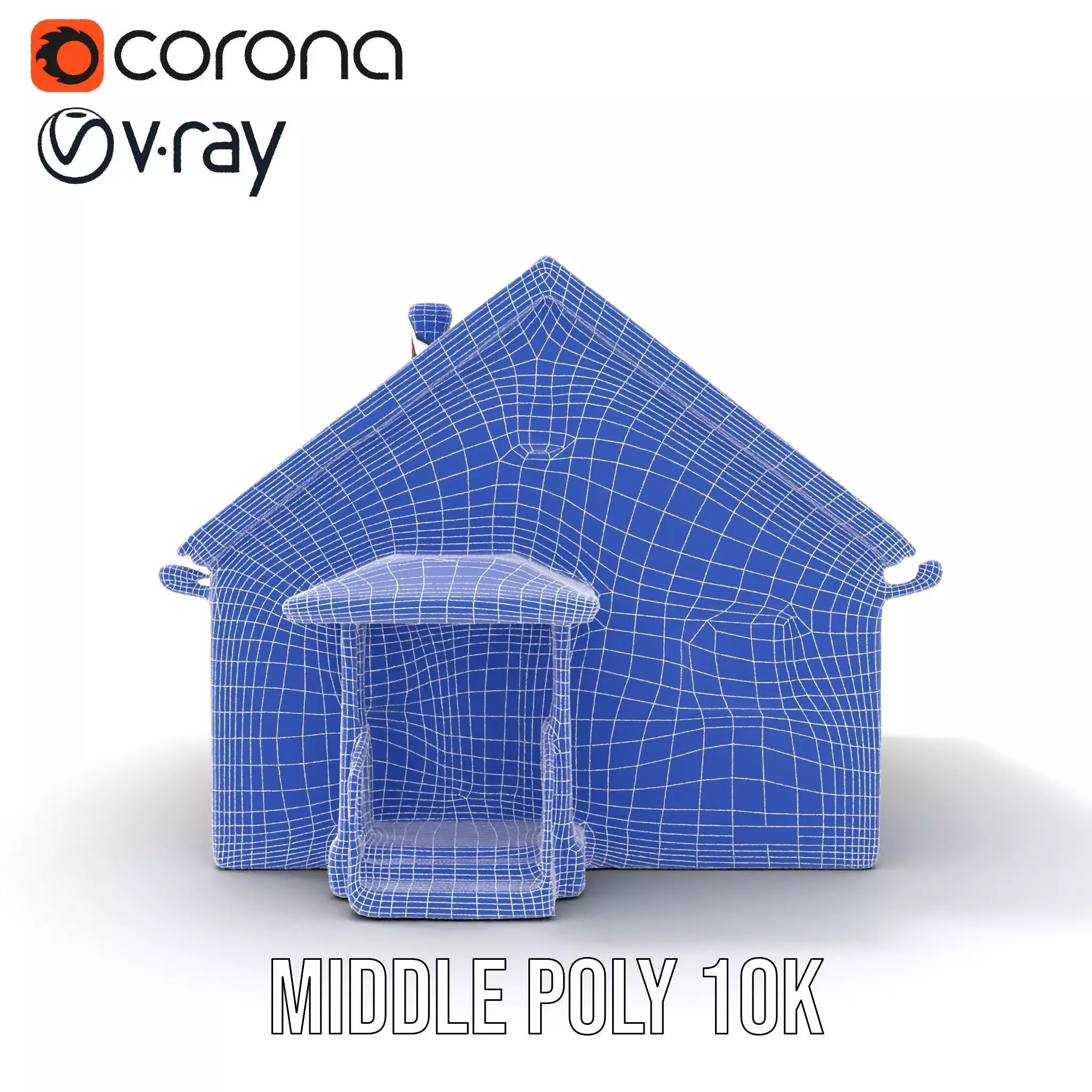 Cozy Brick Cottage model pack Low-poly 3D model_18