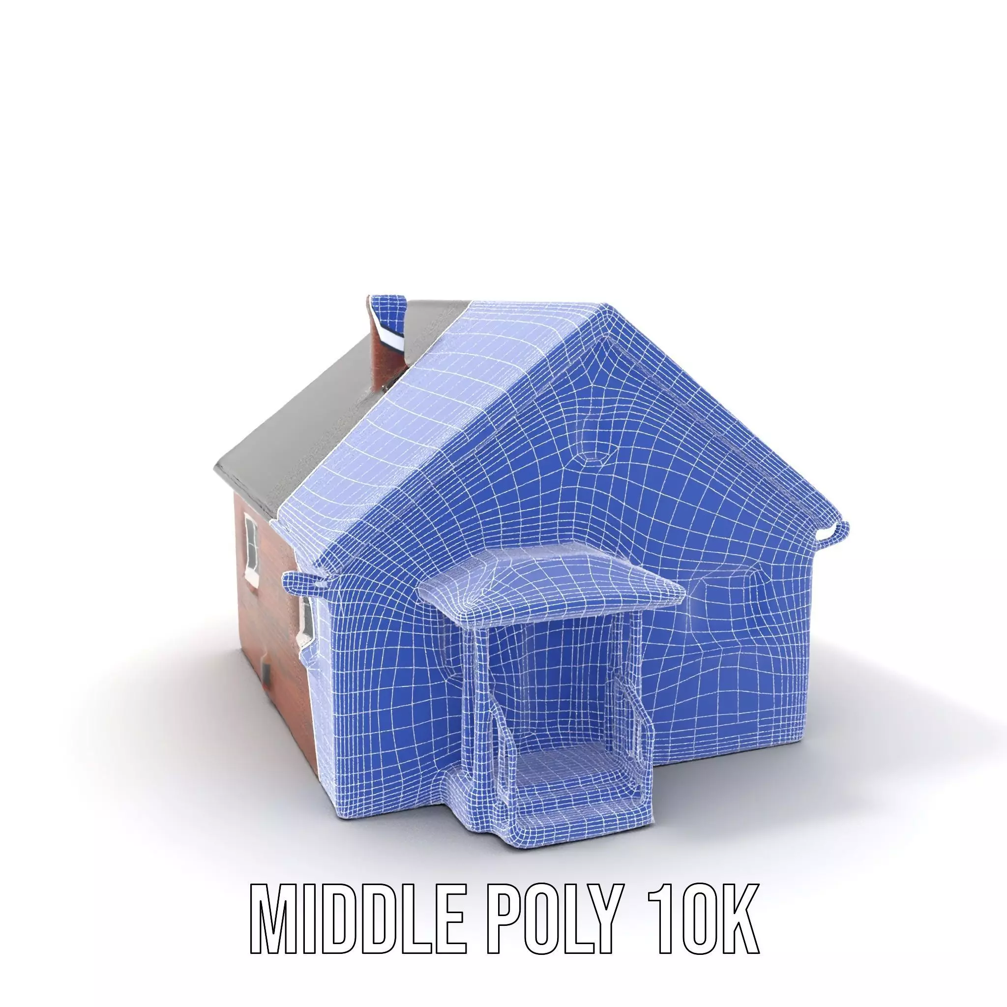 Cozy Brick Cottage model pack Low-poly 3D model_15