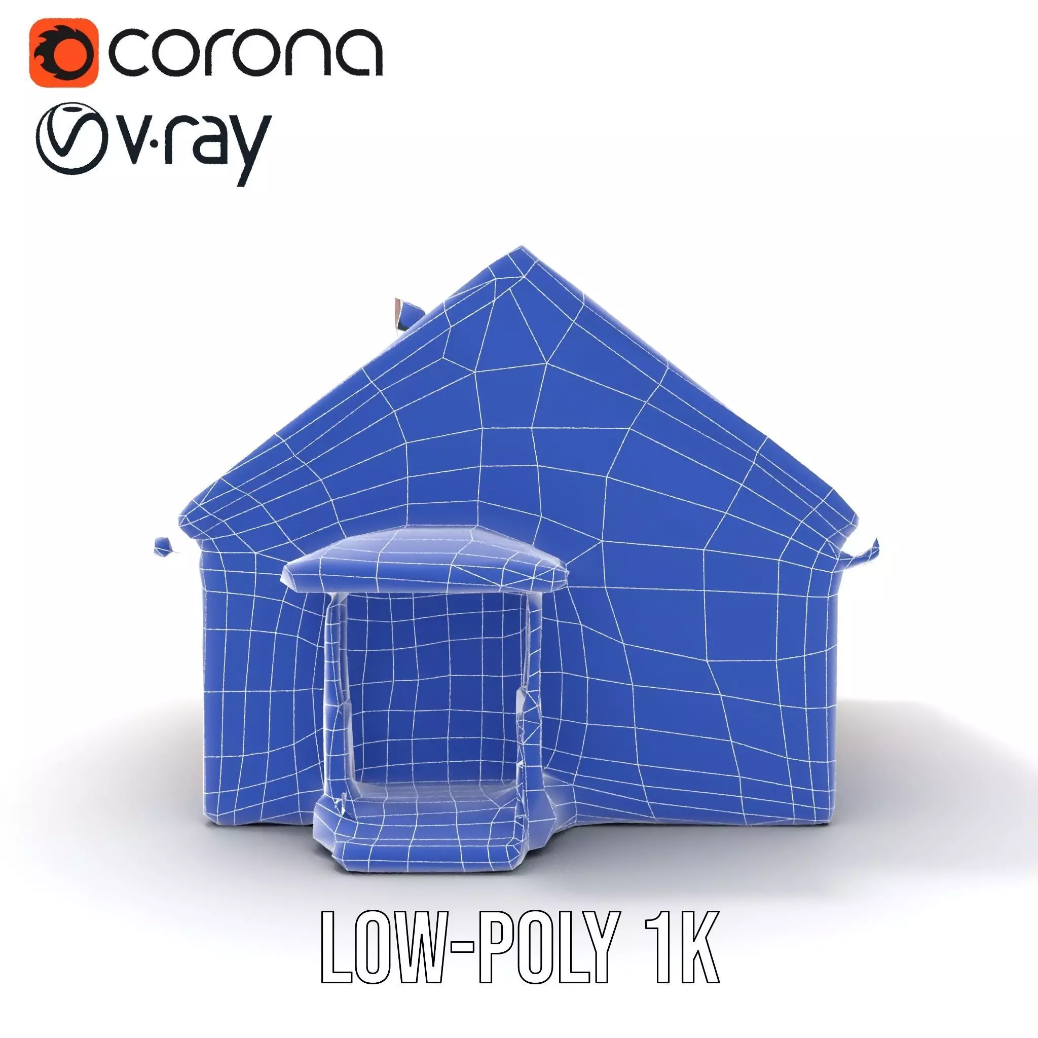 Cozy Brick Cottage model pack Low-poly 3D model_16