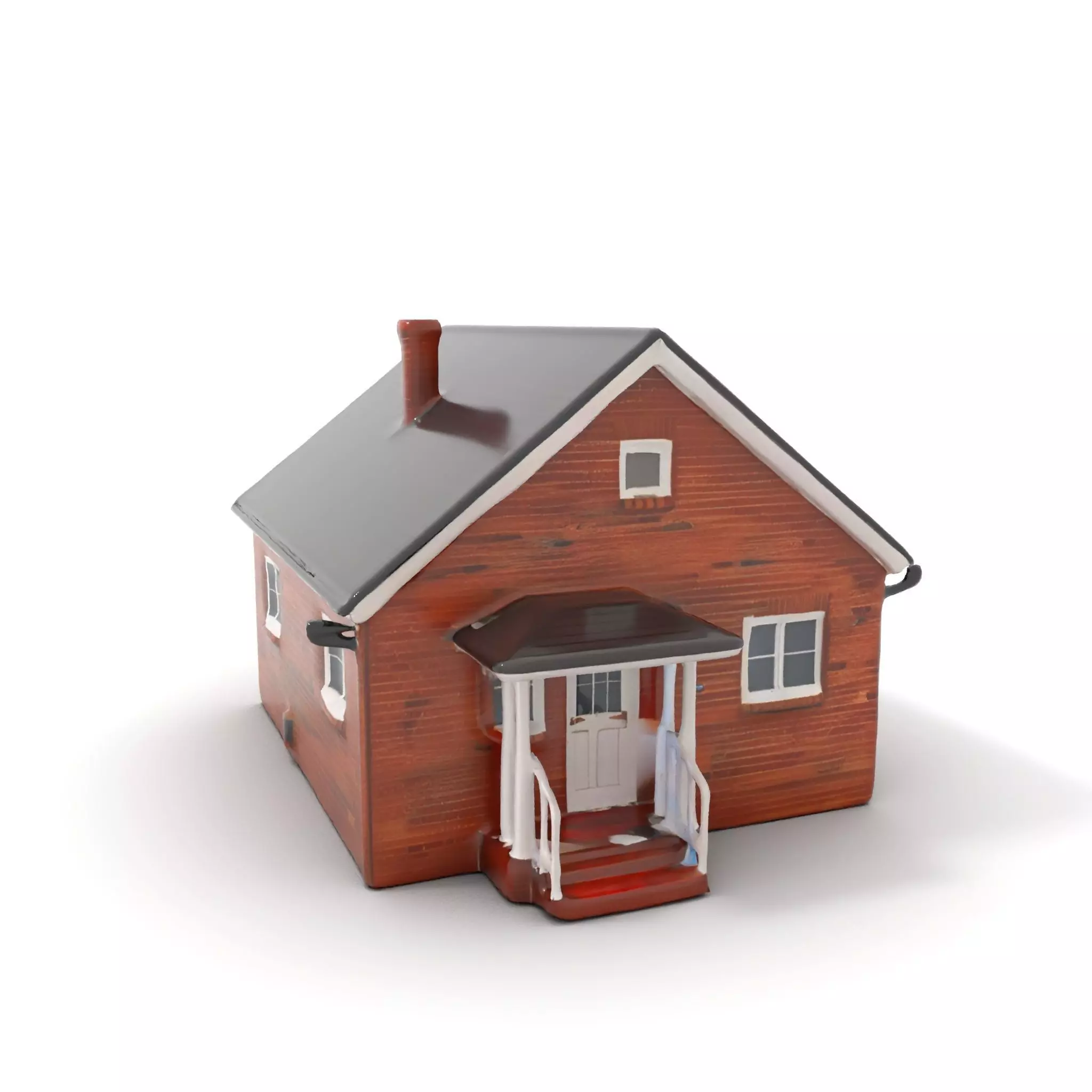 Cozy Brick Cottage model pack Low-poly 3D model_5