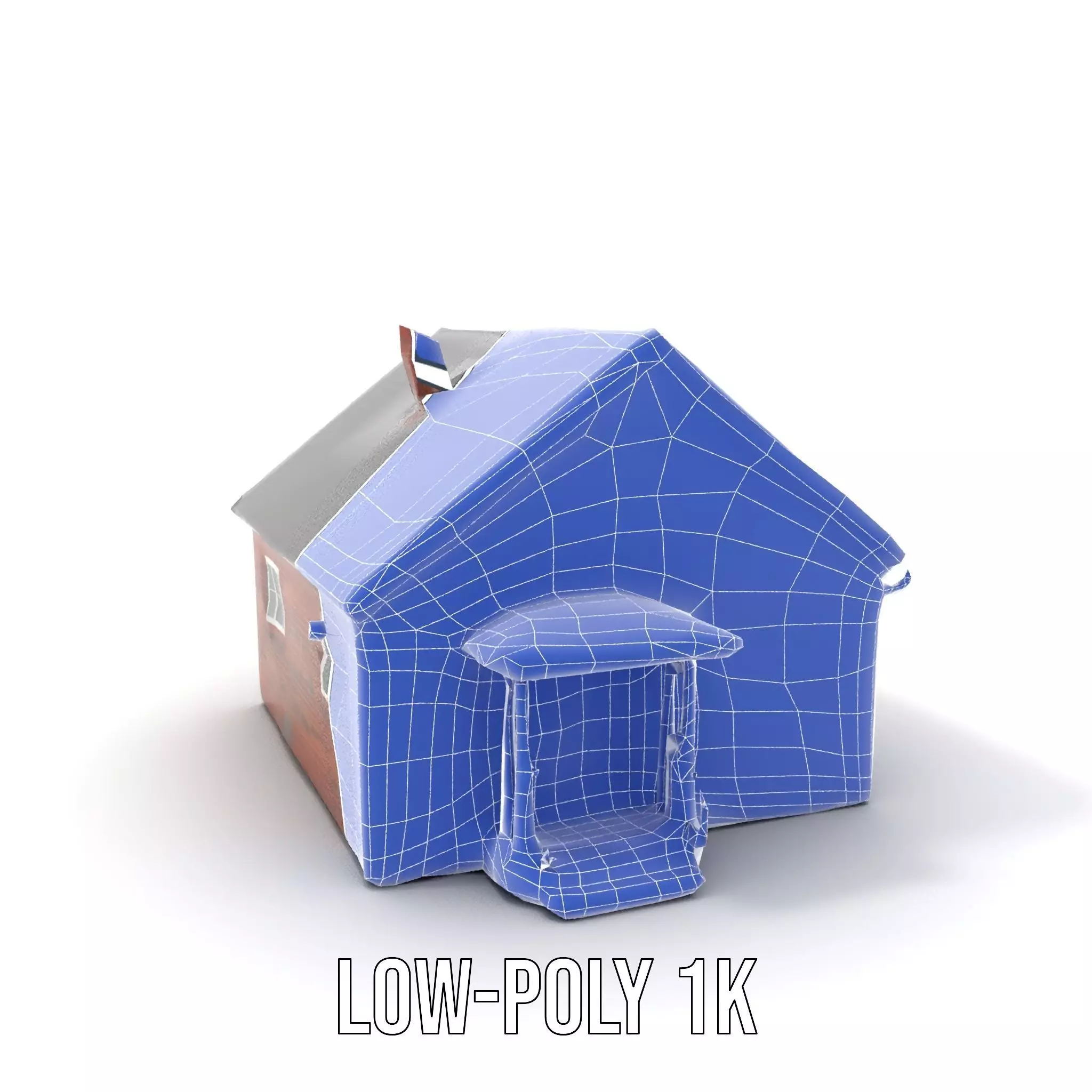 Cozy Brick Cottage model pack Low-poly 3D model_14
