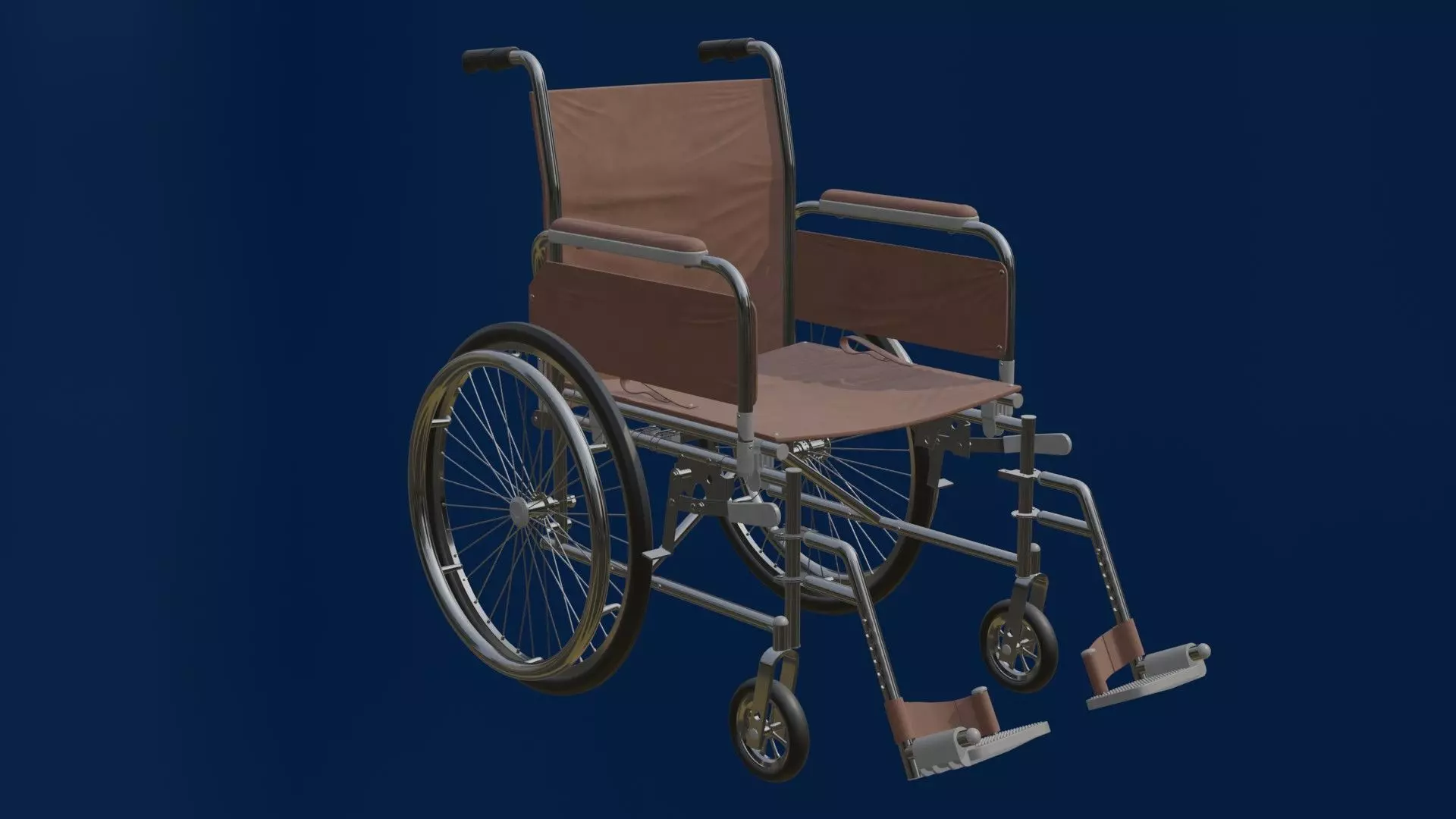 Wheelchair HP 3D model_1
