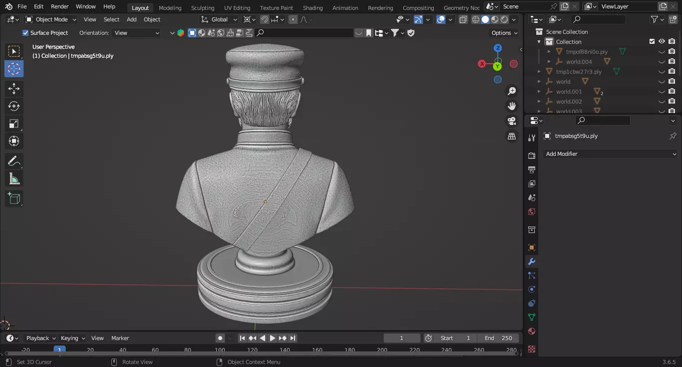 Old West American Soldier Chess Piece 3D print model_6