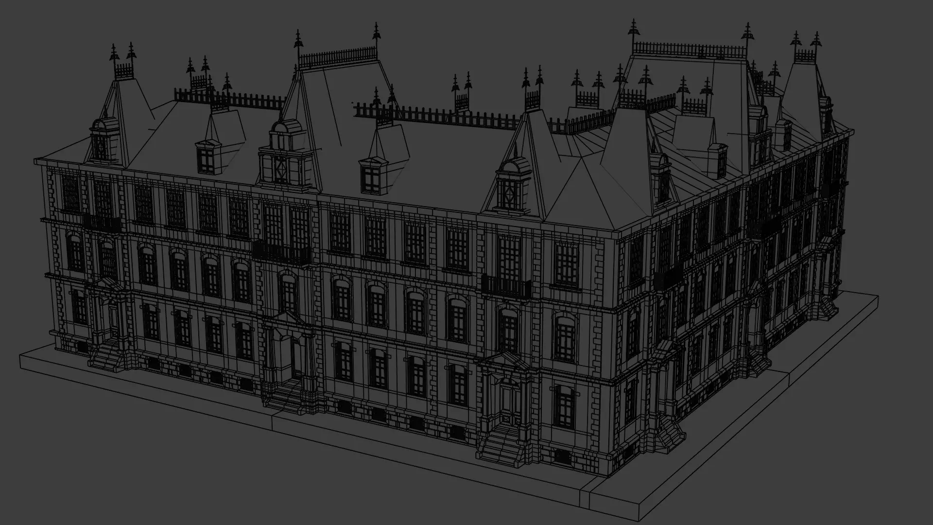 MITSUBISHI ICHIGOKAN MUSEUM Low-poly 3D model_5