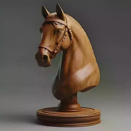Old West American Cavalry Rider Chess Piece