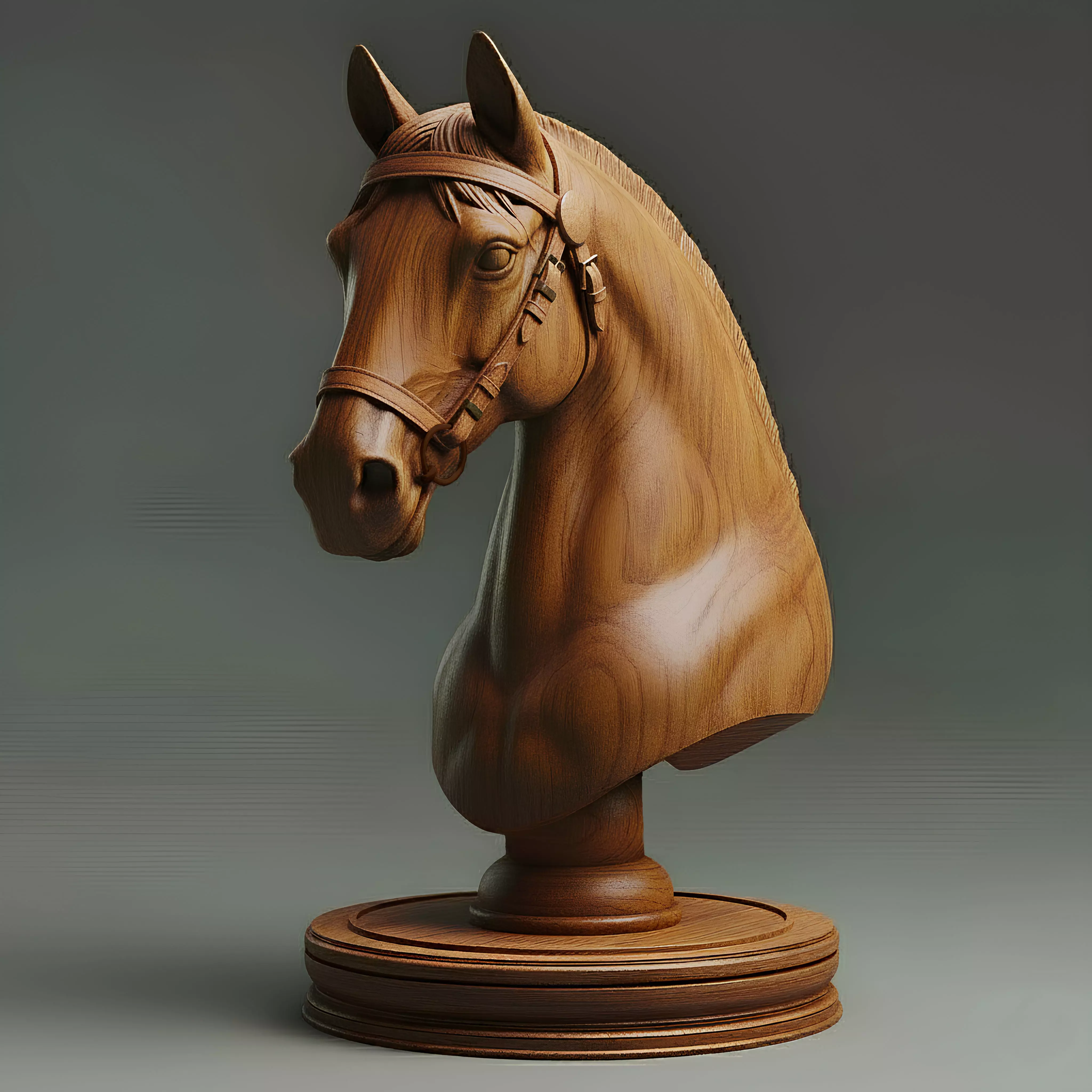 Old West American Cavalry Rider Chess Piece 3D print model