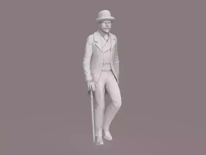 man in 1900 suit 1-32 scale