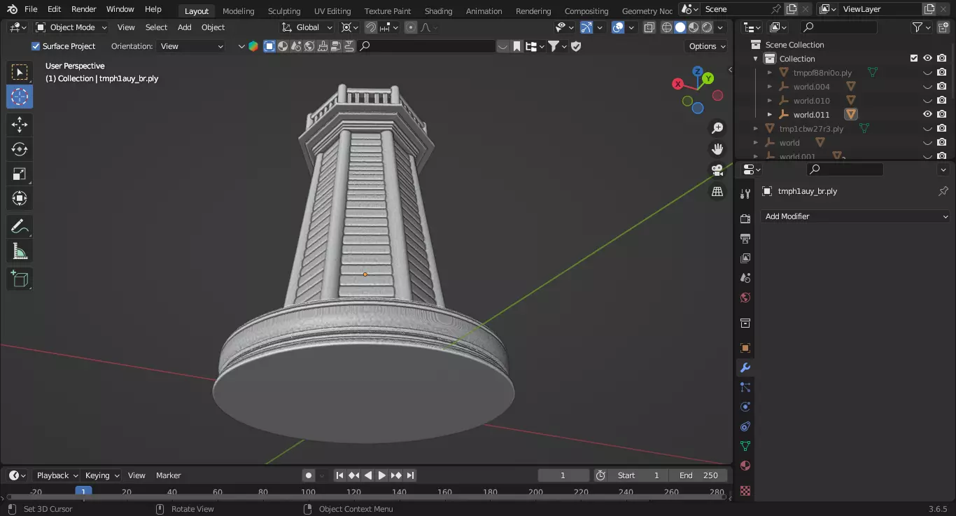 Old West American Fort Tower Rook Chess Piece 3D print model_6