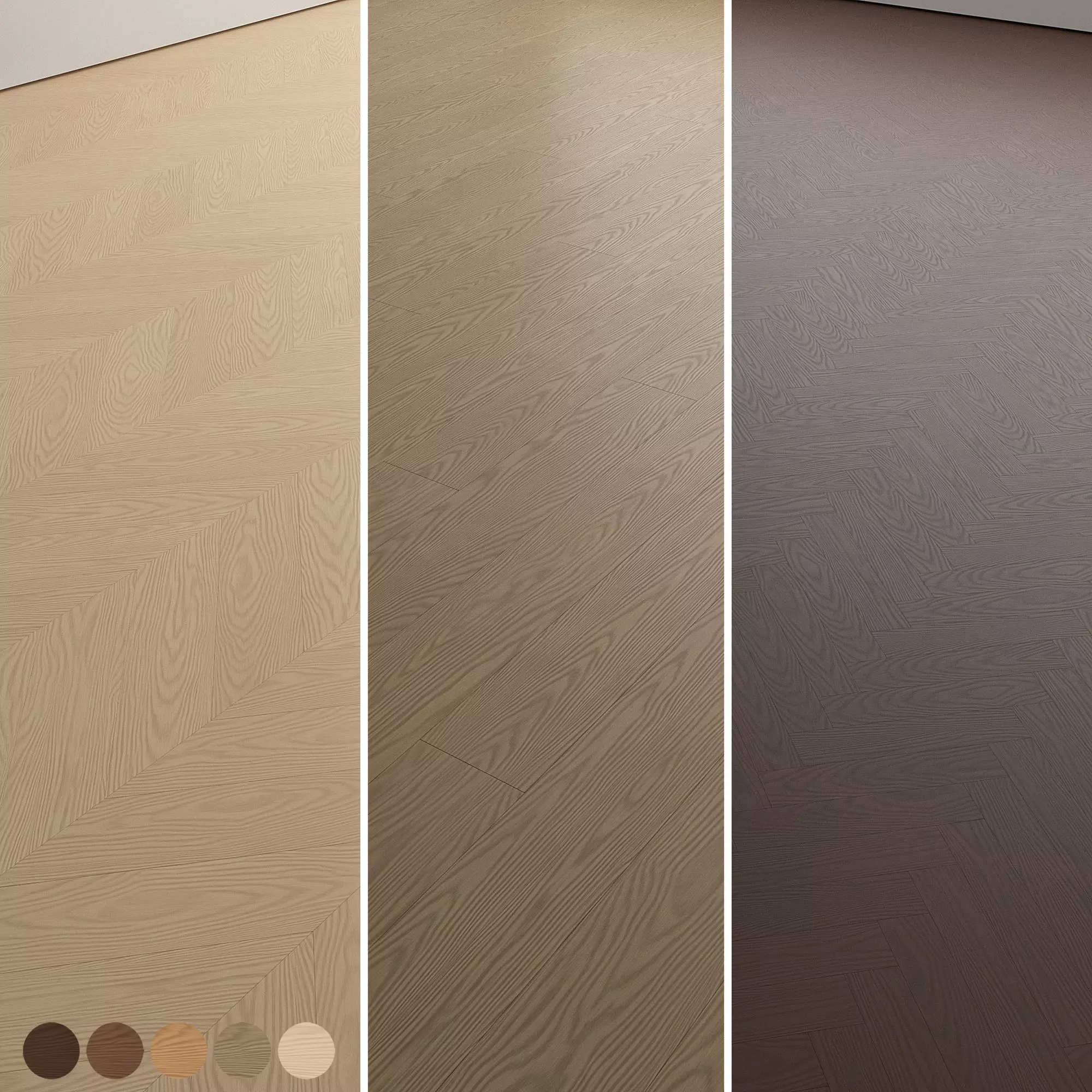 Oak Wood Flooring and Parquet Set 02 Texture_0