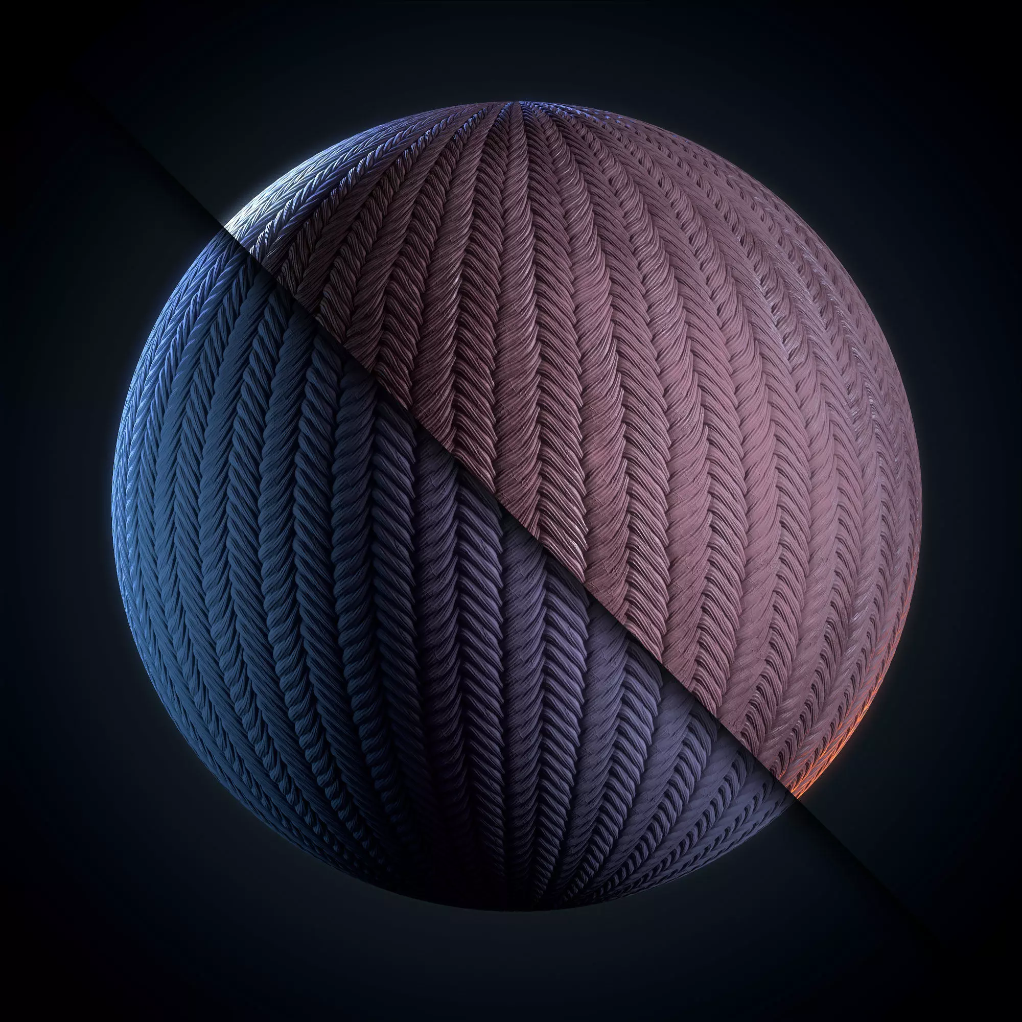 Fabric Katana-2 pattern - VOL 08 - SBsar - Maps Texture_5