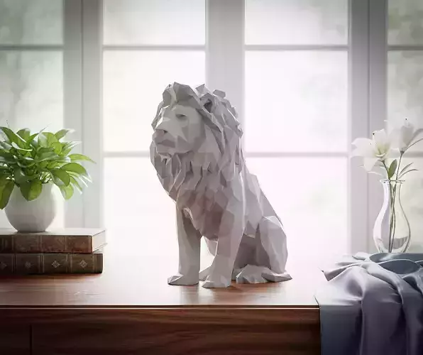 Lion Lowpoly
