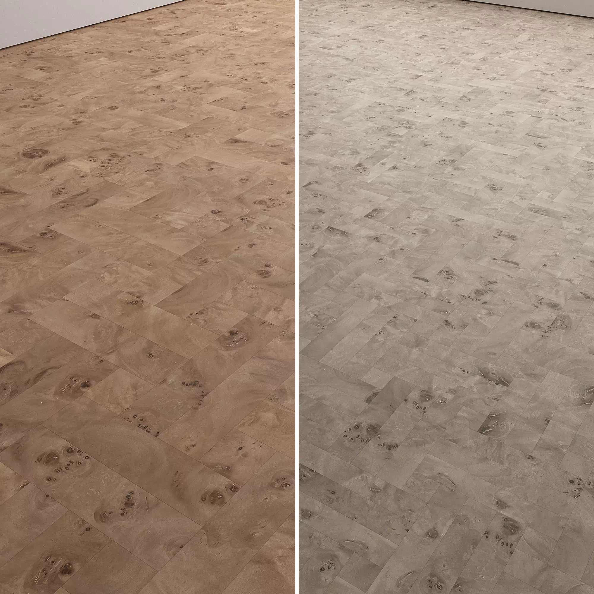 Birch Burl wood flooring and parquet Set 02 Texture_4