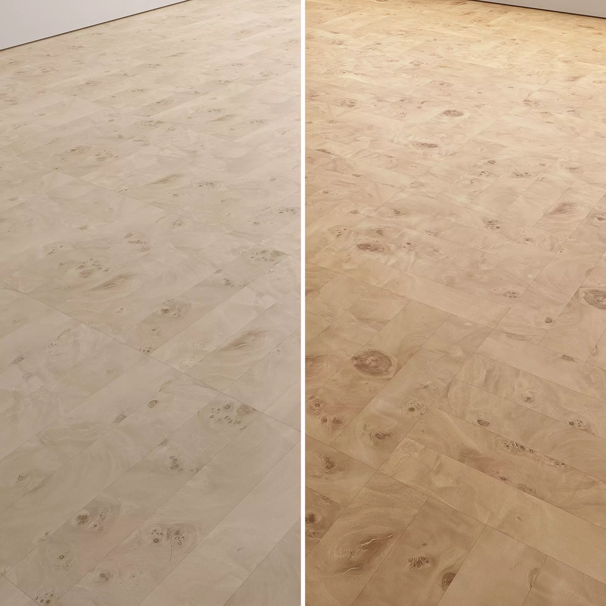 Birch Burl wood flooring and parquet Set 02 Texture_3