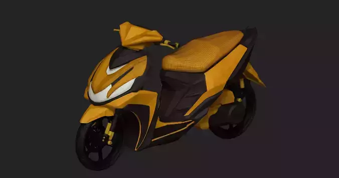 Yamaha Mio 125 Base 3D Model    FBX 3D Print  Customizable