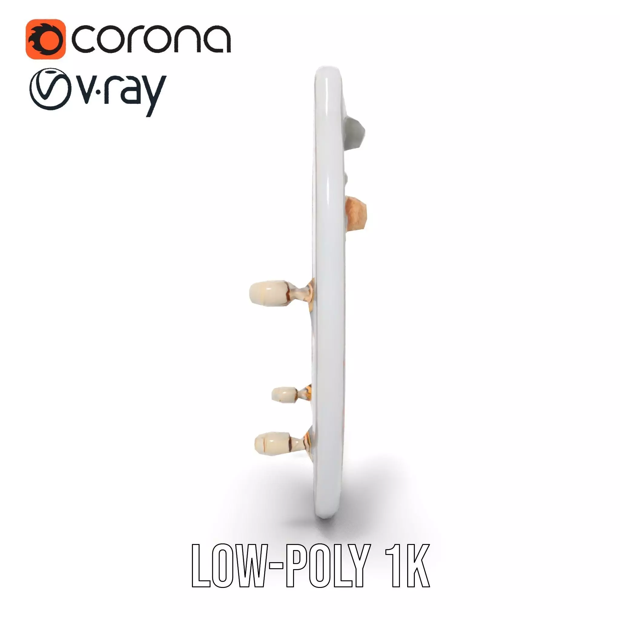 Rustic Horseshoe model pack Low-poly 3D model_9