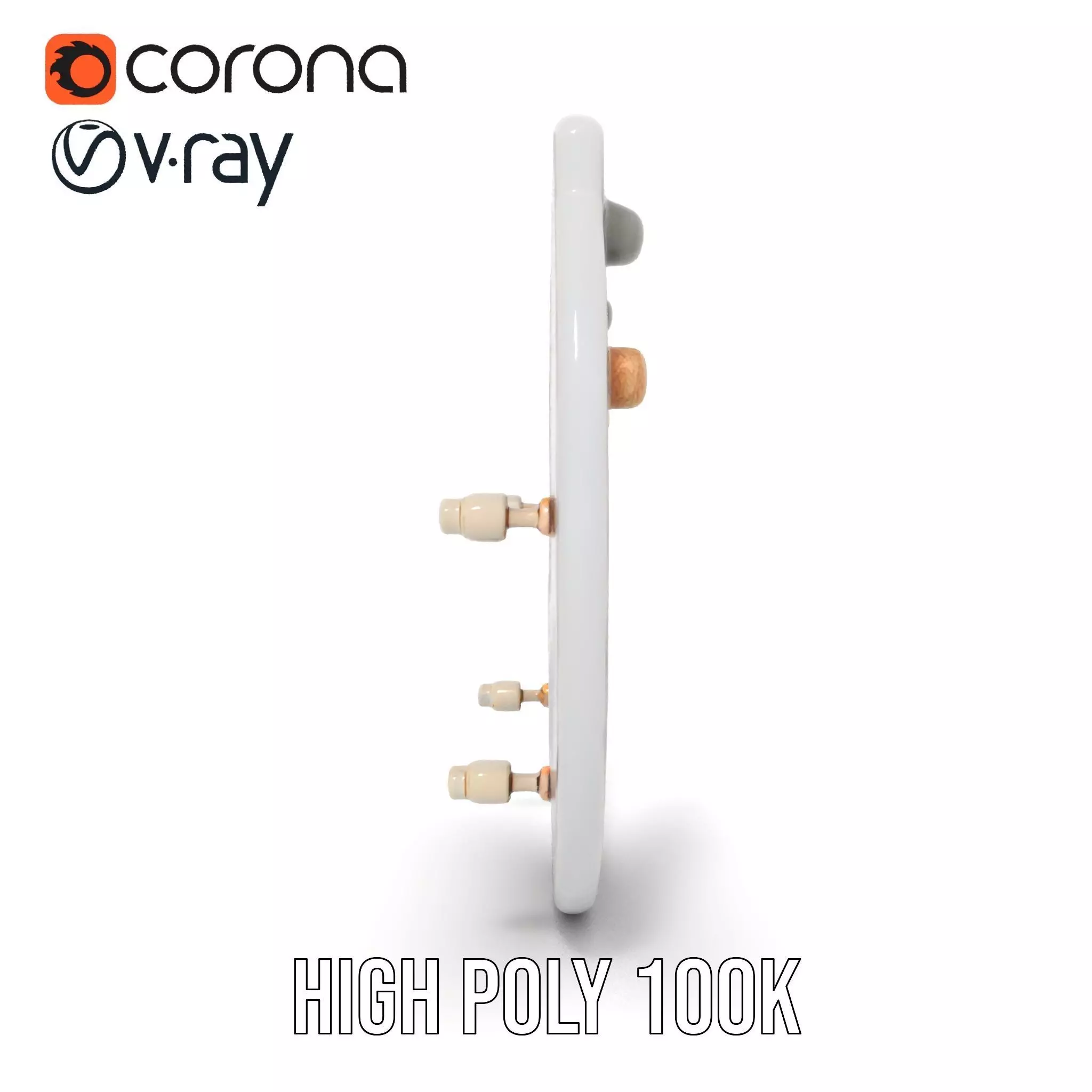 Rustic Horseshoe model pack Low-poly 3D model_32