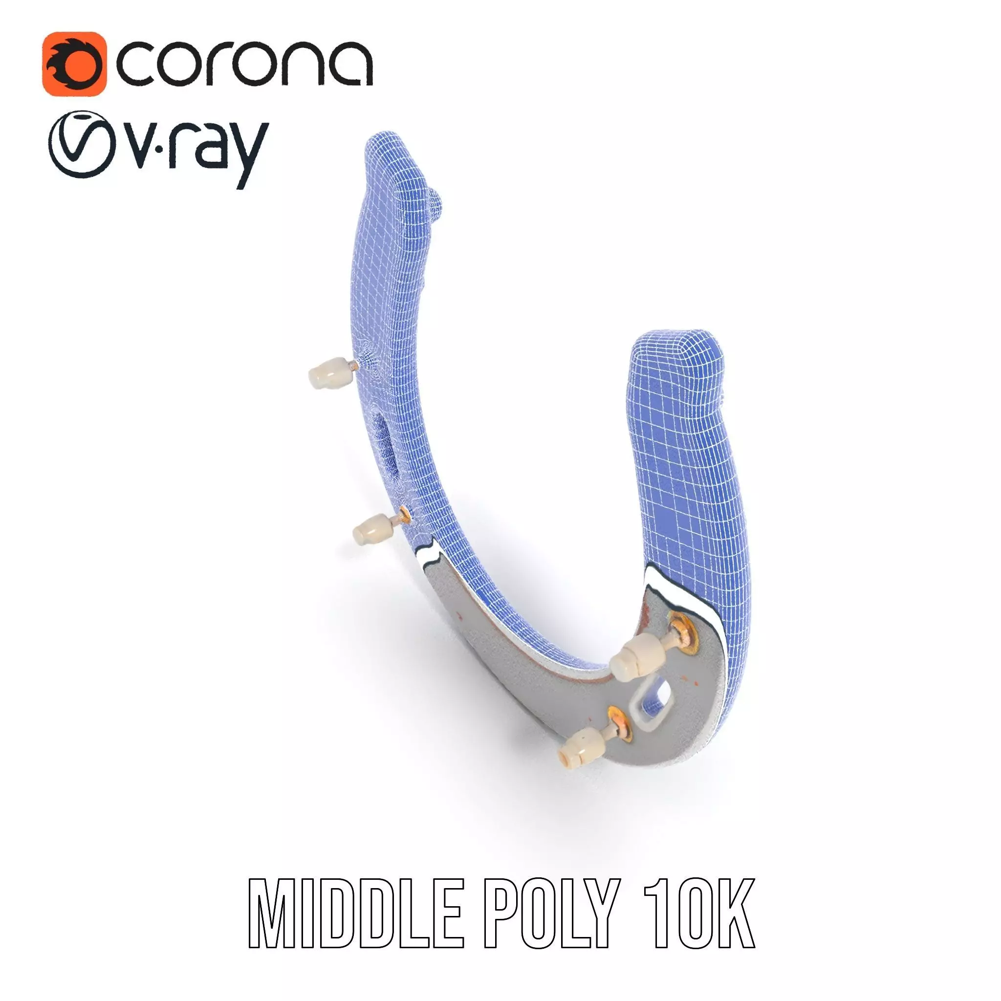 Rustic Horseshoe model pack Low-poly 3D model_15