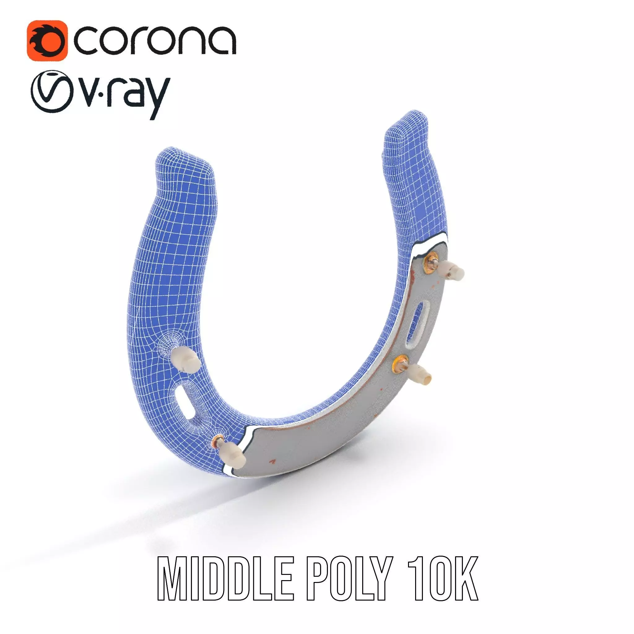 Rustic Horseshoe model pack Low-poly 3D model_21