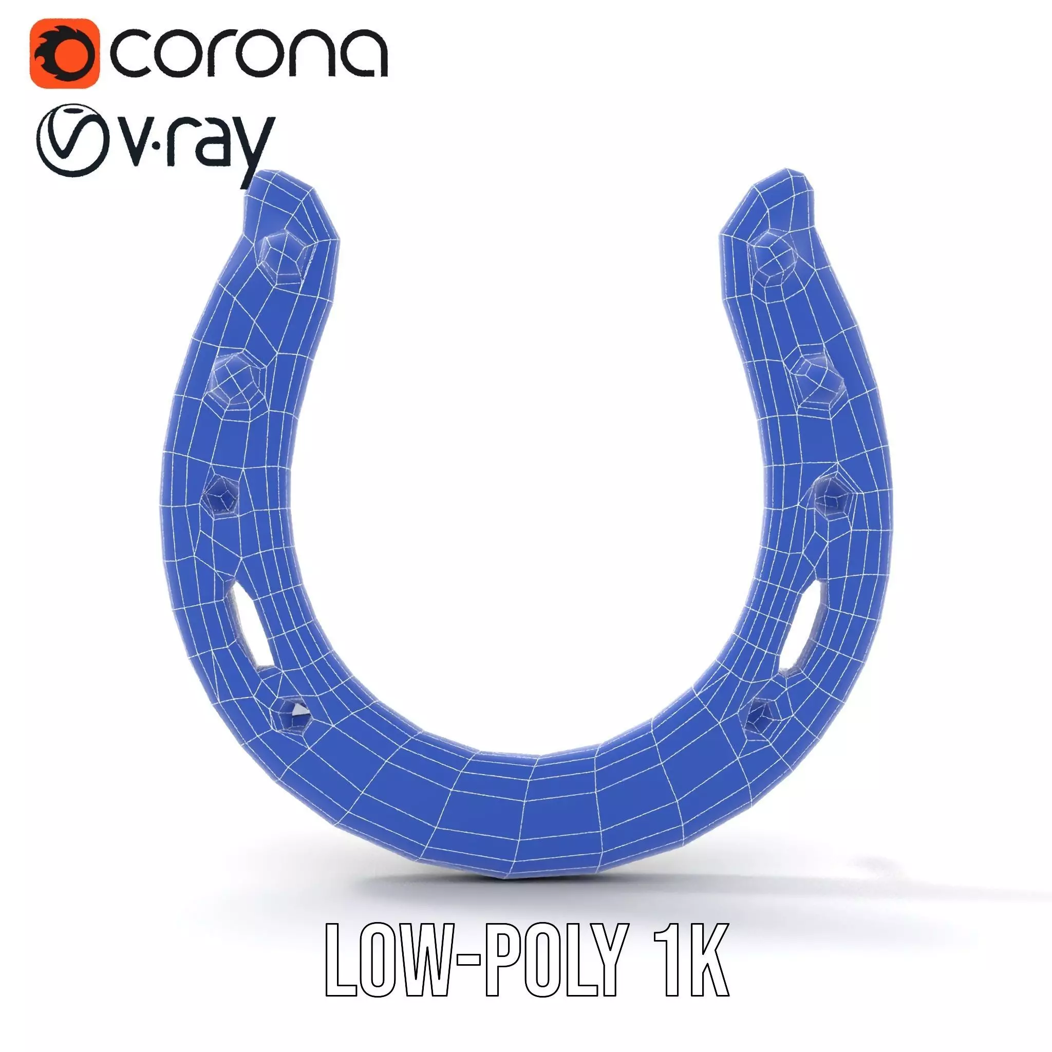 Rustic Horseshoe model pack Low-poly 3D model_30