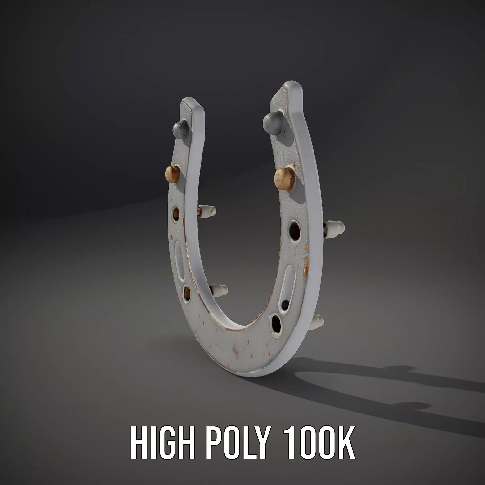 Rustic Horseshoe model pack Low-poly 3D model_10