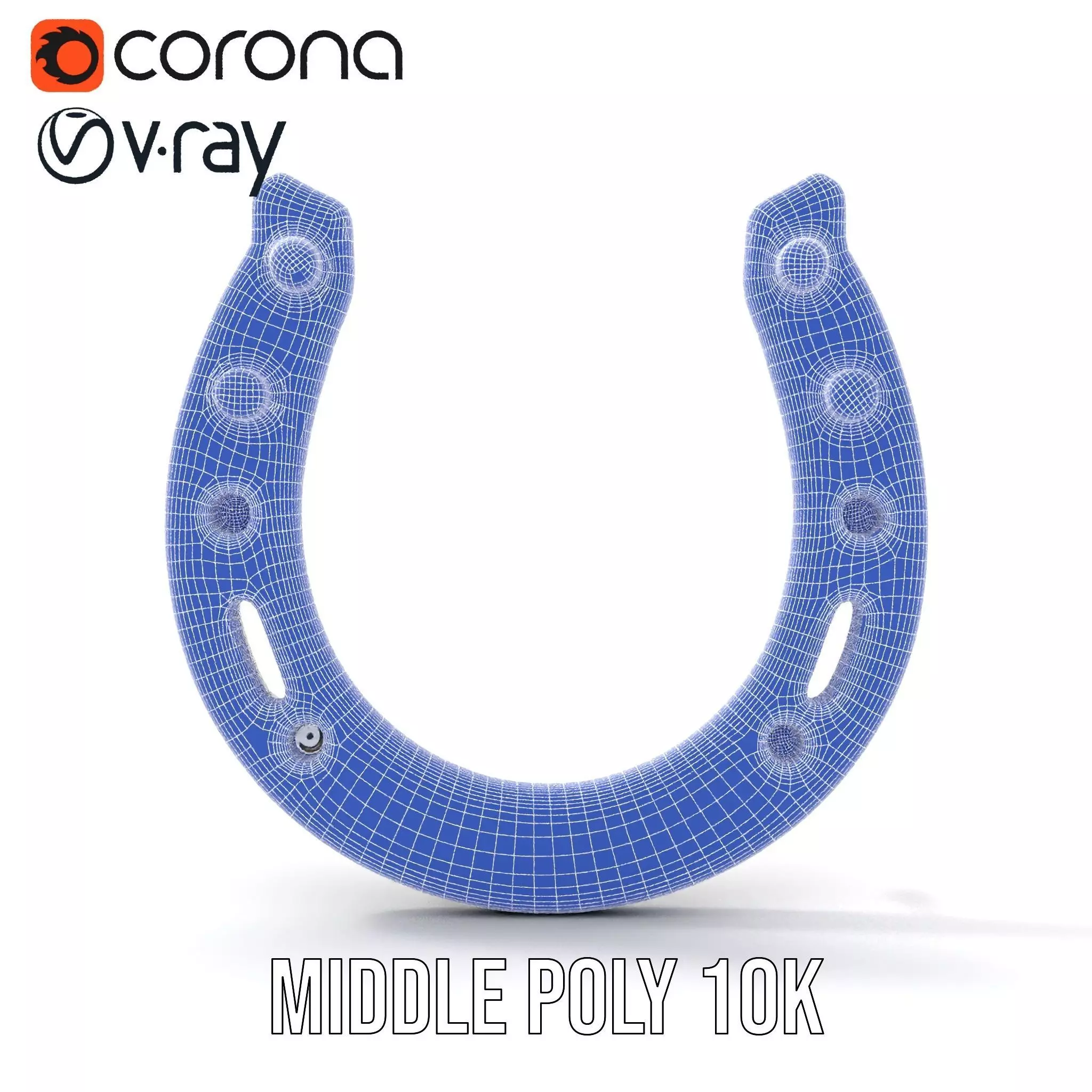 Rustic Horseshoe model pack Low-poly 3D model_29