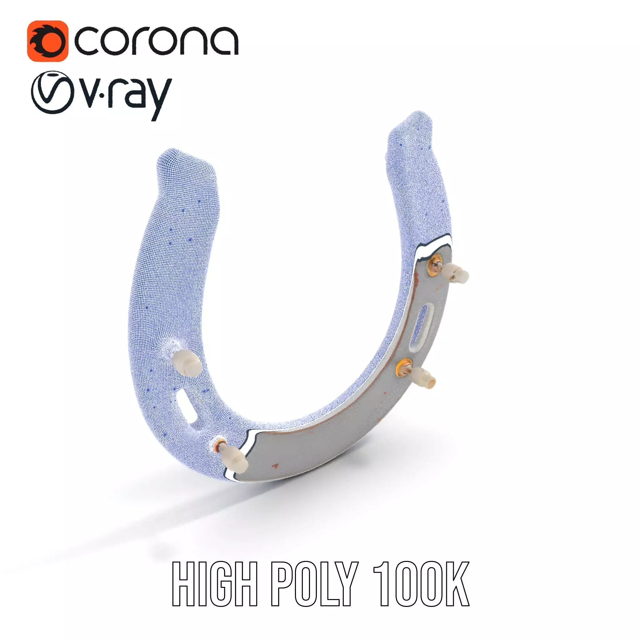 Rustic Horseshoe model pack Low-poly 3D model_23